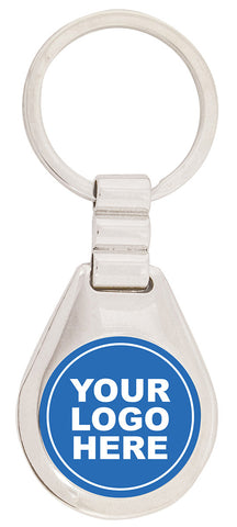 9949 - Silver Logo Keychain