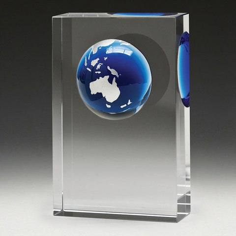 BG131M Plaque Blue Globe 135mm