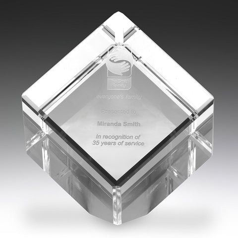 CC650L Crystal Cube Award 125mm