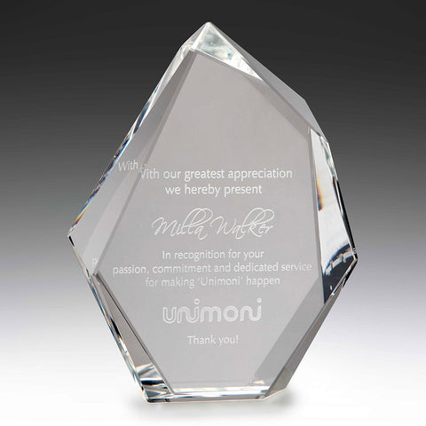 CC781A Crystal Mountain Award 150mm