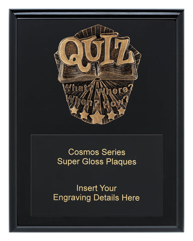 CRK706B - Cosmos Super Plaque Quiz 225mm