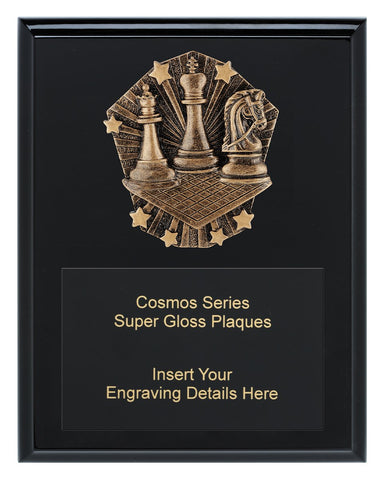 CRK778B - Cosmos Super Plaque Chess 225mm