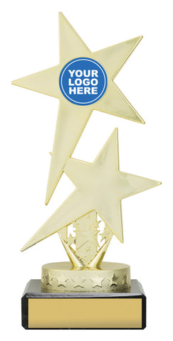 DF2194 - Gold Twin Star with Logo 170mm