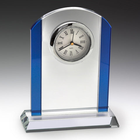 GB789S Renaissance Glass Clock 160mm