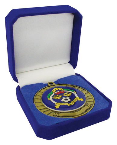 H60B - Crown Medal Box - Blue 50, 60, 70mm