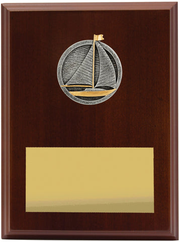 LPF496C - Plaque Peak Sailing 200mm