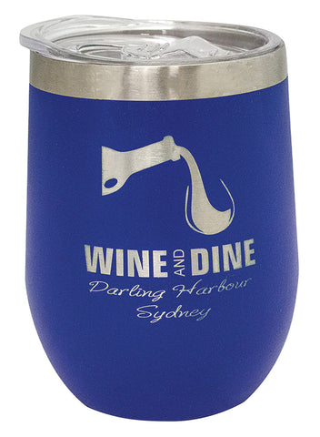 LSW103 - Blue Wine Tumbler 350ml