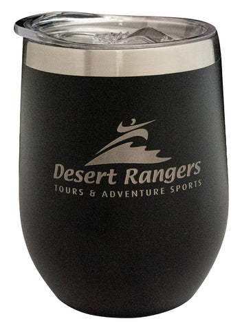 LSW107 - Black Wine Tumbler 350ml