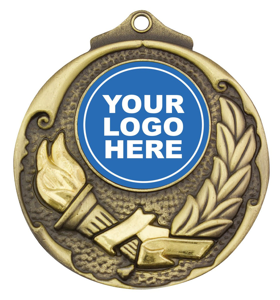 M411G - Torch Medal Gold – The Trophy Store