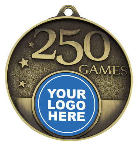 MC225G - 250 Games Milestone Medal Gold