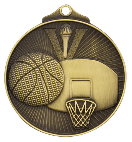 MD907G - Basketball Medal Gold