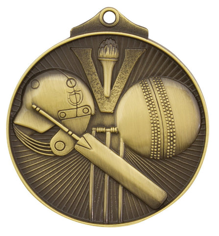 MD910G - Cricket Medal Gold