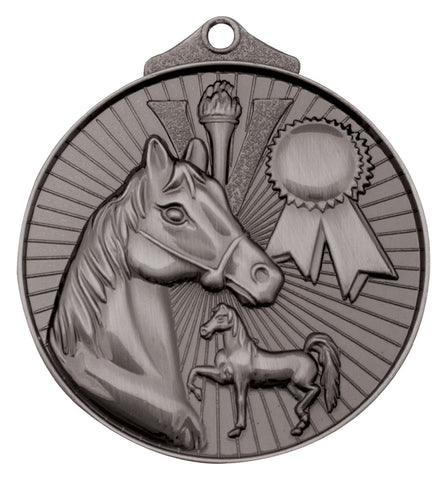 MD935S - Horse Medal Silver