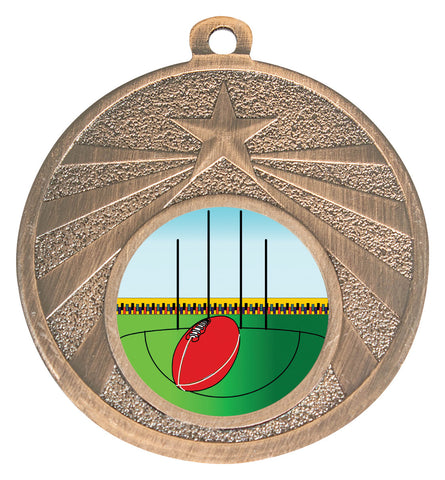 ME308B-K20 - Footy Starshine Medal Bronze