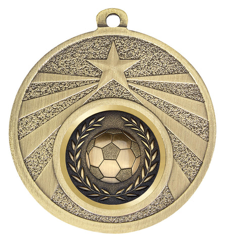 ME308G-B80 - Football Starshine Medal Gold