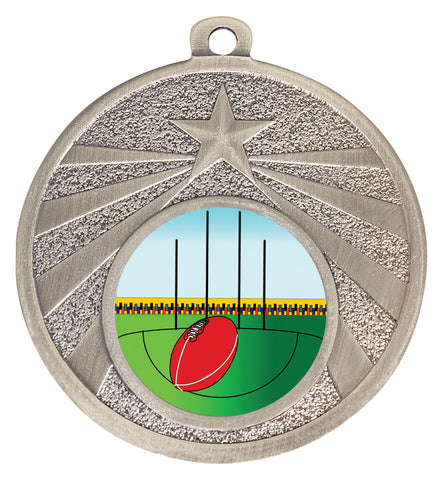 ME308S-K20 - Footy Starshine Medal Silver