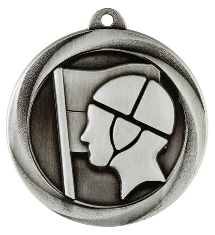 ME958S - Lifesaving Econo Medal Silver