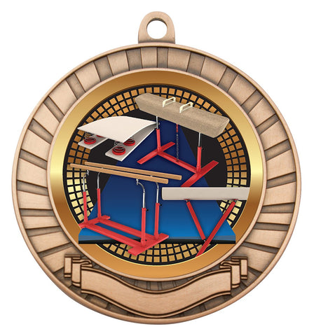 MES214B - Eco Scroll Gymnastics Bronze