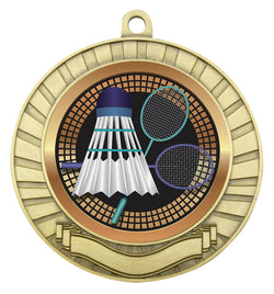 MES246G - Eco Scroll Badminton Gold