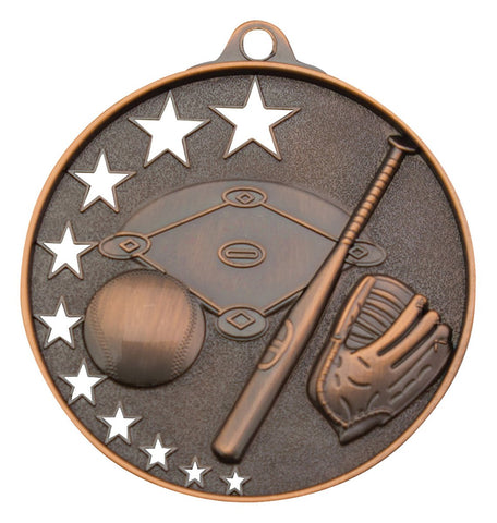 MH903B - Baseball Stars Medal Bronze