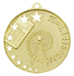 MH920G - Maths Stars Medal Gold