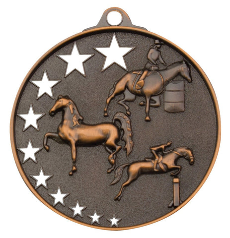 MH935B - Horse Stars Medal Bronze