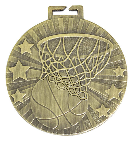 ML807G - Basketball Cosmos Loop Medal