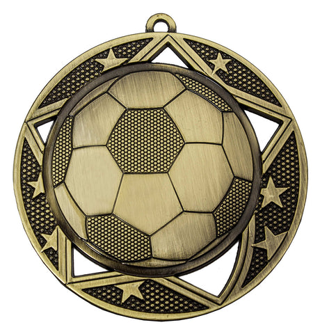 MQ904G Football Galaxy Medal Gold