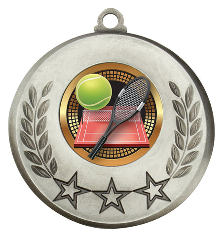 MSH118S - Laurel Medal Tennis Silver