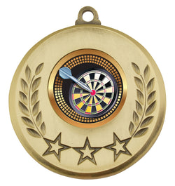 MSH138G - Laurel Medal Darts Gold