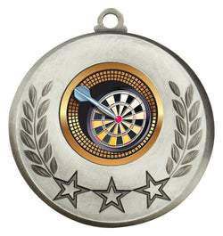 MSH138S - Laurel Medal Darts Silver