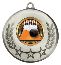 MSH152S - Laurel Medal Tenpin Silver