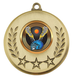 MSH163G - Laurel Medal Lacrosse Gold