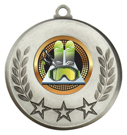 MSH191S - Laurel Medal Skiing Silver