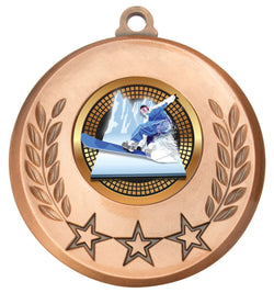 MSH192B - Laurel Medal Snowboard Bronze