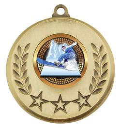 MSH192G - Laurel Medal Snowboard Gold