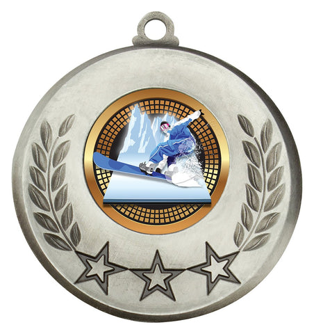 MSH192S - Laurel Medal Snowboard Silver