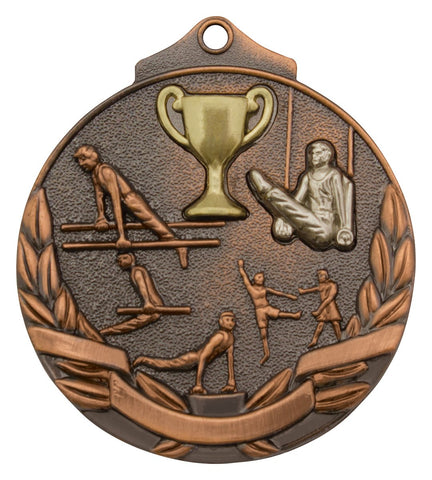 MT914B - Gymnastics Two Tone Medal Bronze