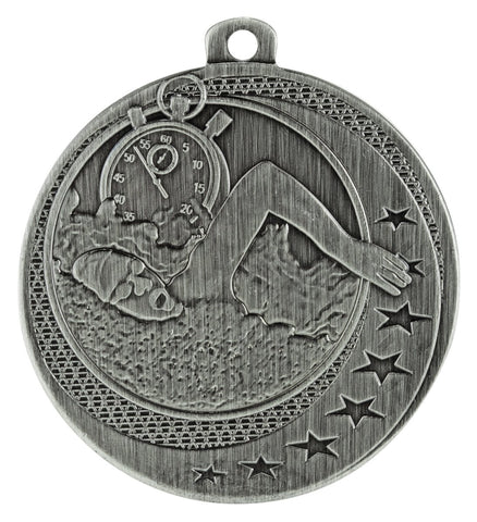 MW902S - Swim Wayfare Medal Silver