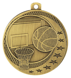 MW907G - Basketball Wayfare Medal Gold