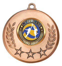 MY103B-B37 - Laurel Medal Netball Bronze