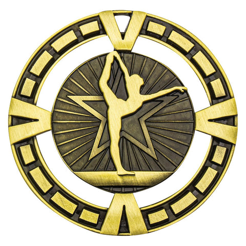 MY914G - Gymnastics Varsity Medal Gold