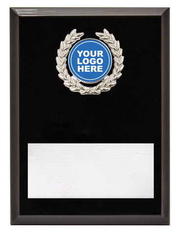 Laurel Plaque Silver 150mm