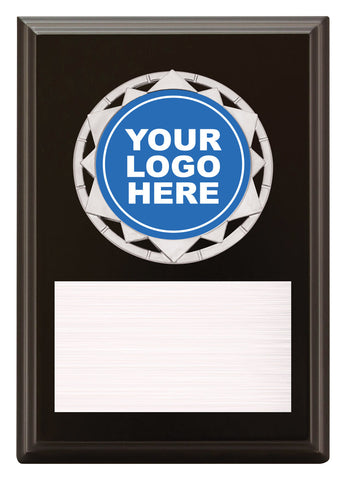 PL10A - Compass Plaque Black Plaque 150mm