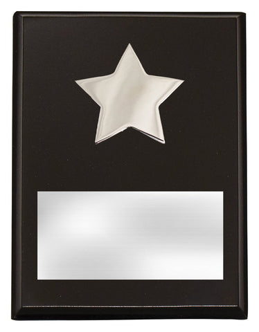 PL11B - Plaque with Metal Star 175mm