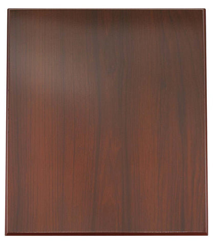 Value Plaque Mahogany 325mm