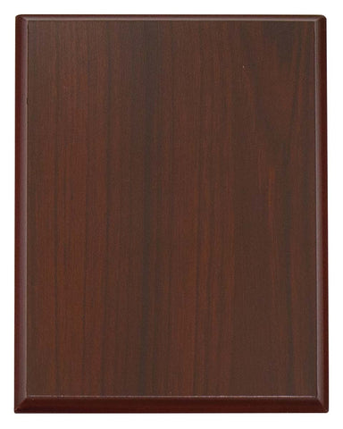 Value Plaque Mahogany 150mm