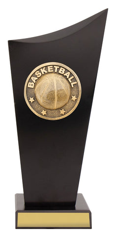 SK534B - Basketball Black Timber Spartan Crest 245mm