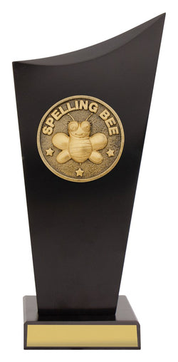 SK577B - Spelling Bee Black Timber Spartan Crest 245mm